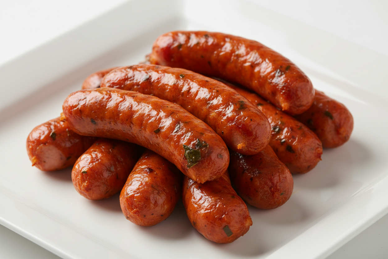 10 Tom Yum Kung Thai Sausages 