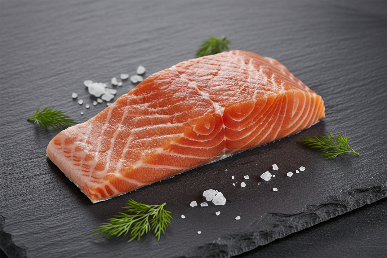 Atlantic Salmon Steak (skin on) | Frozen | 115g