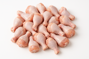 1kg chicken drummettes raw, clean product image with no text or writing