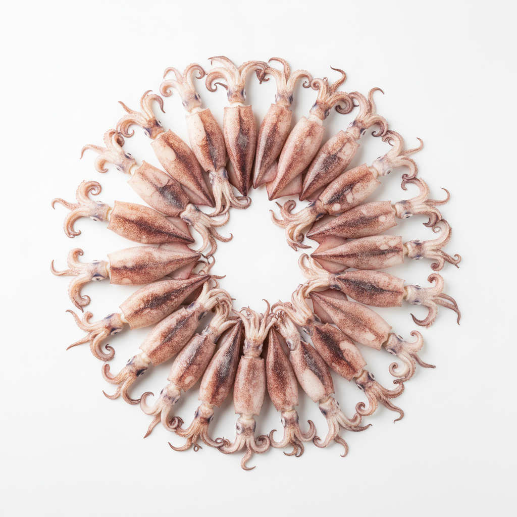 30 Frozen Whole small Squid