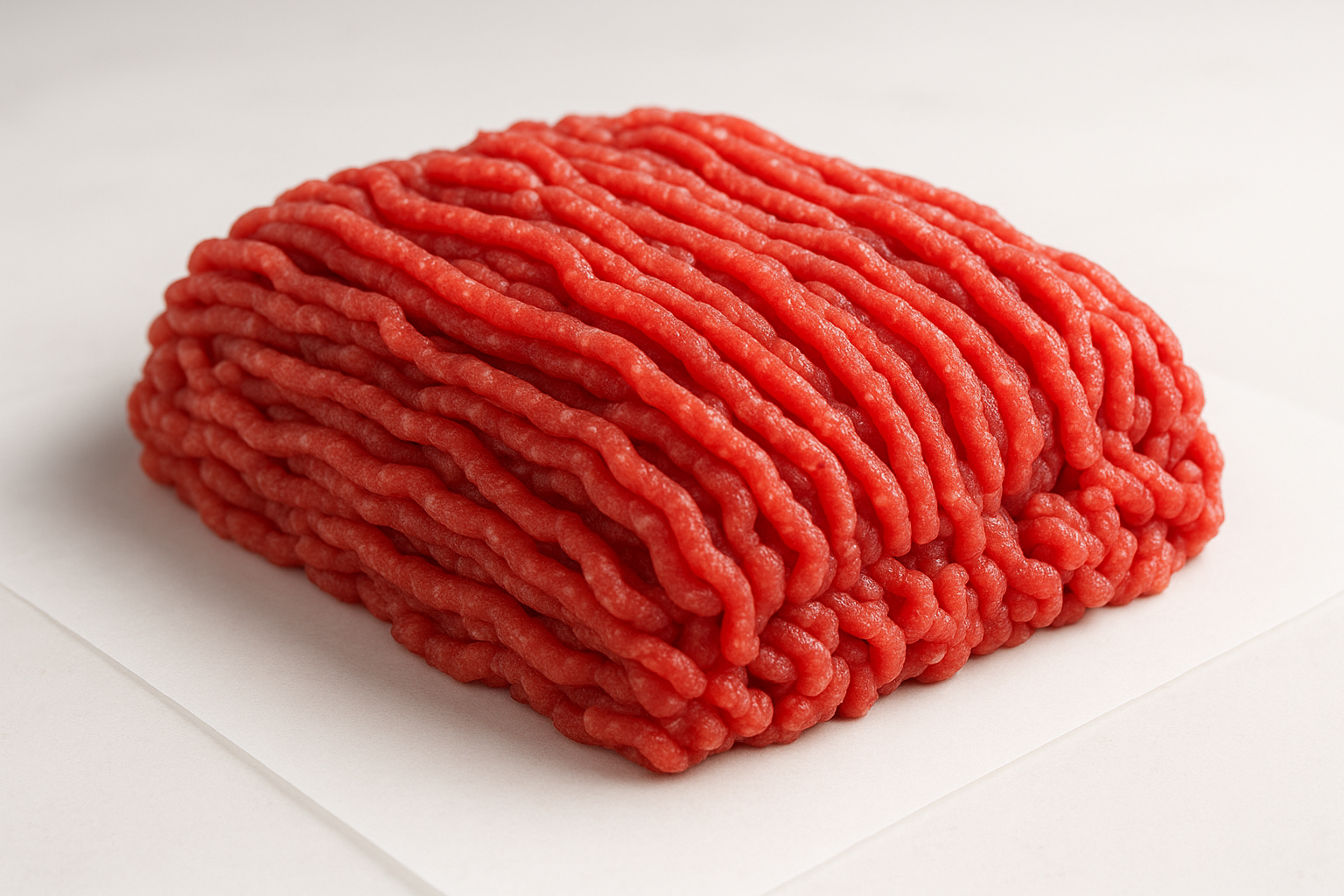 500g of Chilled New Zealand Grass fed beef mince. Do not write 500g on the image.