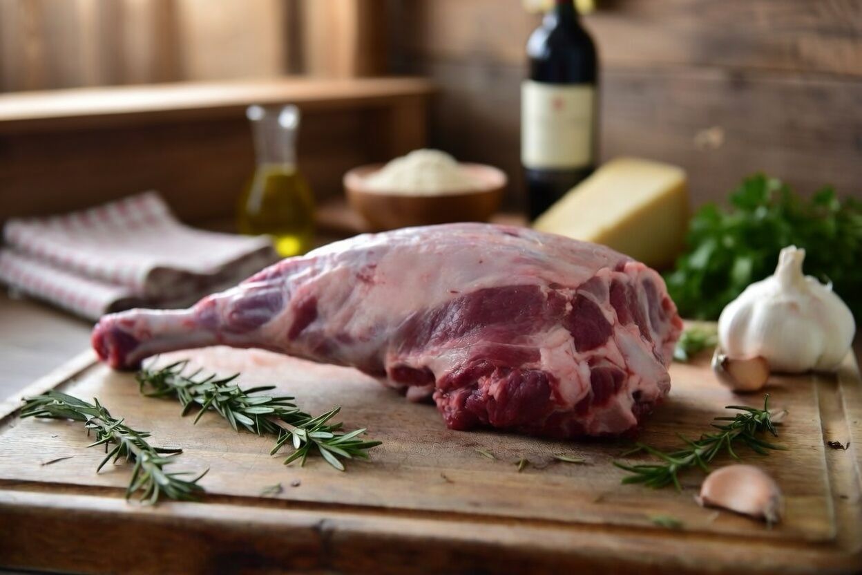 Frozen NZ Lamb Leg Bone-In | 紐西蘭有骨羊脾 | ~2-2.5Kg Pc