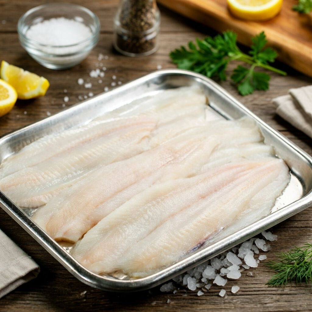 Frozen Sole Fillets | 龍利魚柳 IQF XL | 2Kg Pkt