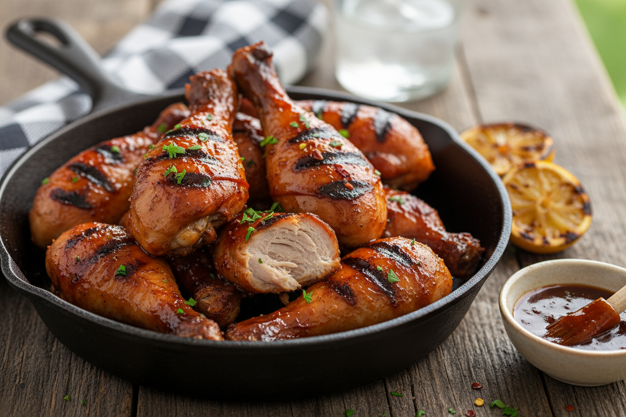 BBQ chicken drummettes