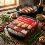 British Beef Sausages (6pcs) | Frozen | Pkt 454g