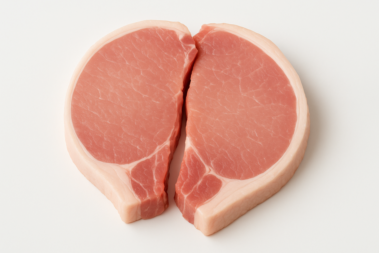 Frozen Brazil Pork Loin | 巴西有骨豬扒 ( 切片 ) | 200g Pc