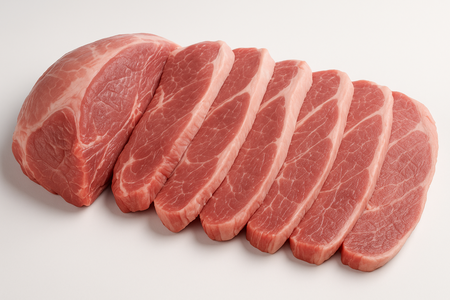 Frozen Brazil Pork Shoulder/Butt Sliced | 巴西豬梅片 | 1Kg Pc