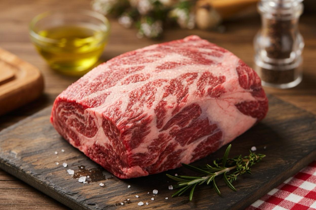 Frozen Australian Angus Chuck Roll | 冷藏洲安格斯穀飼牛肩胛 | 1.5kg Pc