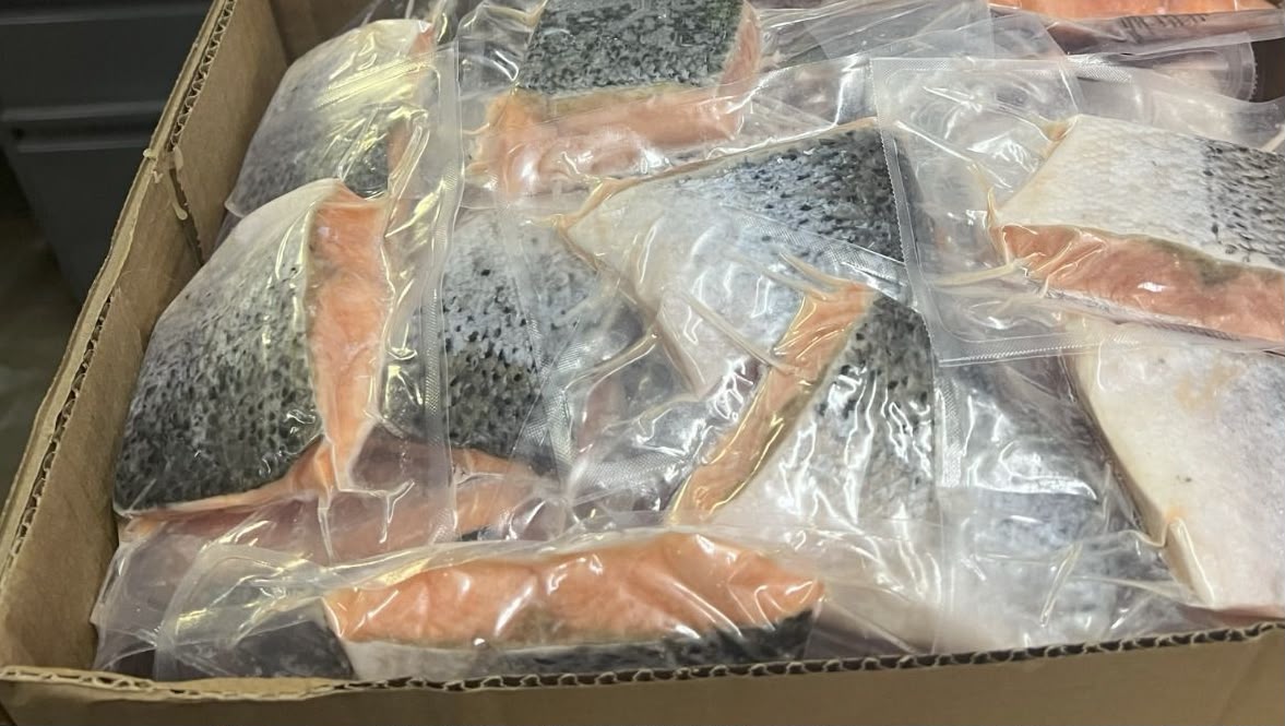 Atlantic Salmon Steak (skin on) | Frozen | 115g