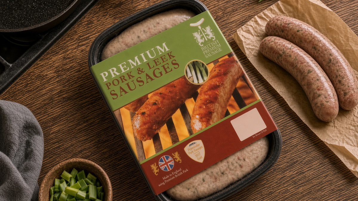 British Pork & Leek Sausages