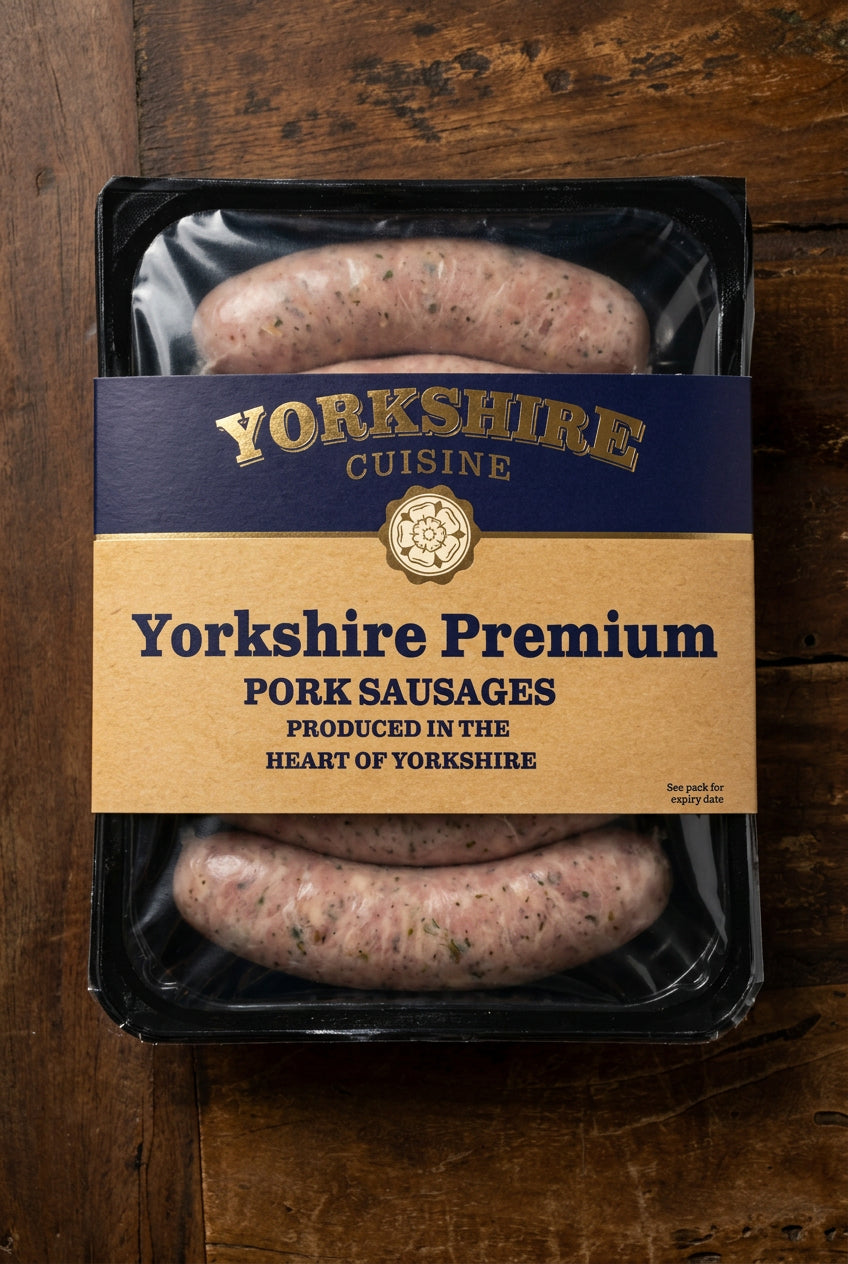 Yorkshire Premium Pork Sausages — Yorkshire Cuisine pack